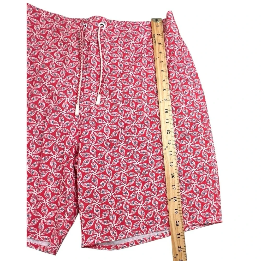 Johnnie-O Mens XL Red Floral 8